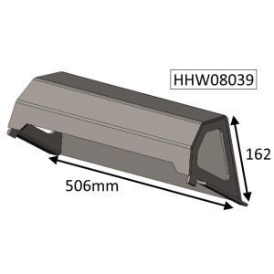 Parkray Consort 9 (CEvII) Baffle Plate - HHW08039