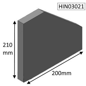 Hunter Inglenook Side (MKI) Fire Brick - HIN03021
