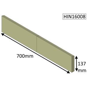 Hunter Inglenook High Output Multifuel (CEvII) Rear Fire Brick - HIN16008