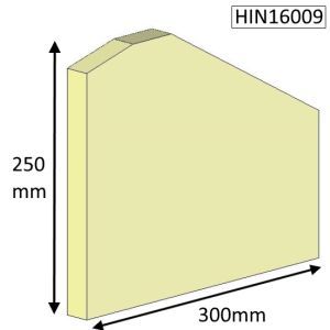 Hunter Inglenook High Output Multifuel (CEvII) Side Fire Brick - HIN16009