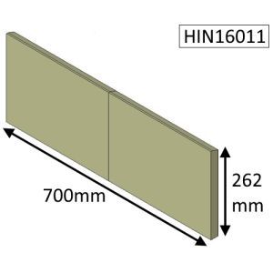 Hunter Inglenook High Output Wood (CE and CEvII) Rear Fire Brick - HIN16011