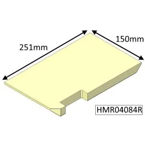 Di Lusso R4 Models Base Right Hand Fire Brick - HMR04084R