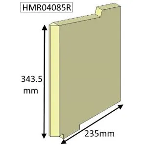 Di Lusso R4 Models Side Right Hand  Fire Brick - HMR04085R