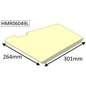 Di Lusso R6 Inset Base Left Hand (Non Eco) Fire Brick - HMR06049L