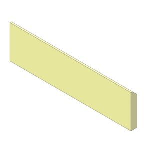 Di Lusso R6 Slimline Inset Rear Centre (Non Eco) Fire Brick - HMS06052