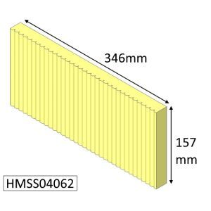 Cleanburn CB5 Rear Fire Brick - HMSS04062