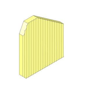 Cleanburn CB5 & CB7 Left hand Side Fire Brick - HMSS04064B