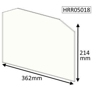 Parkray Derwent Replacement Glass - HRR05018
