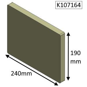 Jetmaster 70i and 70i Low Inset Lower (Pre 2017) Baffle Brick - K107164