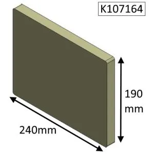 Jetmaster 70i and 70i Low Inset Lower (Pre 2017) Baffle Brick - K107164
