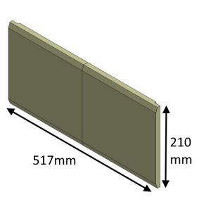 Jetmaster 60i and 60i Low Inset Rear (Pre 2017) Fire Brick - K107183