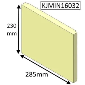 Jetmaster 16i Inset Rear Fire Brick - KJMIN16032