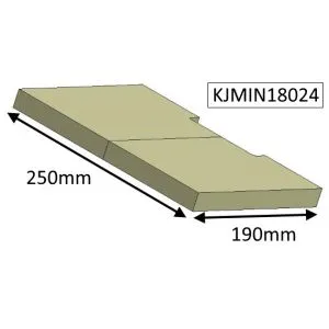 Jetmaster 18i Inset Lower Baffle Brick  - KJMIN18024