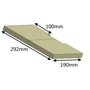 Jetmaster 50i Inset Lower Baffle Brick  - KJMIN50027