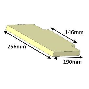 Jetmaster 50i Inset Upper Baffle Brick  - KJMIN50028