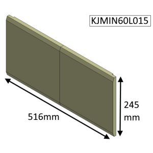 Jetmaster 60i and 60i Low Inset Rear Fire Brick - KJMIN60L015