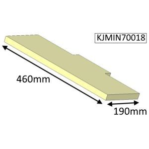 Jetmaster 70i and 70i Low Inset Upper Baffle Brick - KJMIN70018