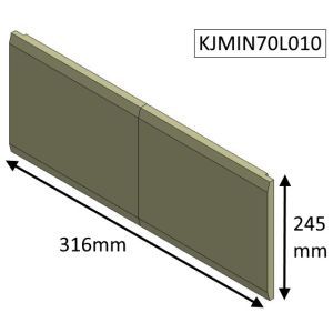 Jetmaster 70i and 70i Low Inset Rear (Post 2016) Fire Brick - KJMIN70L010