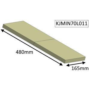 Jetmaster 70i and 70i Low Inset Lower (Post 2016) Baffle Brick - KJMIN70L011