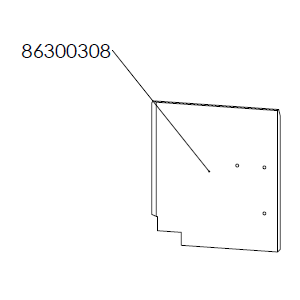 Dik Geurts Instyle Triple Design Ready Wood Burning Stove - Side Brick - Left [86300308]