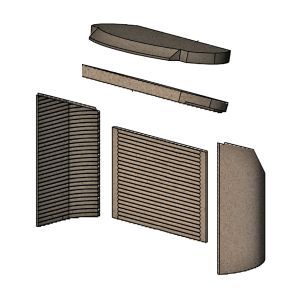 Morso 6141 - Full Fire Brick Set [79610700] 