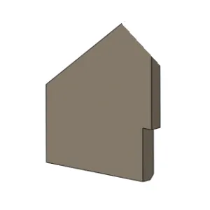 Bilberry Nore Side Fire Brick - Right