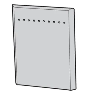 Contura 850 Classic Stove - Rear Fire Brick 