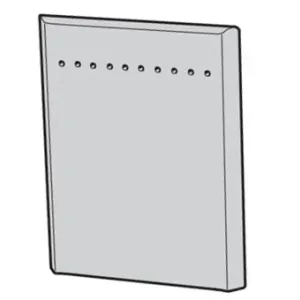 Contura 860 Classic Stove - Rear Fire Brick 