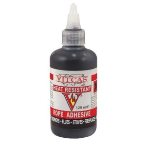 Vitcas Heat Resistant Black Rope Seal Adhesive 125ml