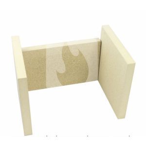AX6 Multi Fuel Insert Stove - Set Liner Brick