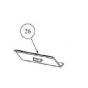 Stanley Ardmore Eco Room Heater Cleaning Door Lower Baffle Plate [Z00060AXX] 