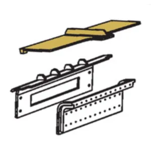 Aga Wren Top Upper Baffle Plate [AF0518-CR] 