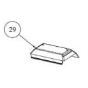 Stanley Cara Insert Stove Non Boiler OSA + MK2 Top Upper Baffle Plate [Q00761AXX]