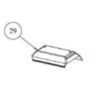 Aga Stretton Insert Stove Non Boiler Top Upper Baffle Plate [Q00761AXX]