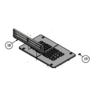 Waterford Stanley F500 Edge Log Retainer Front Fire Bar 
