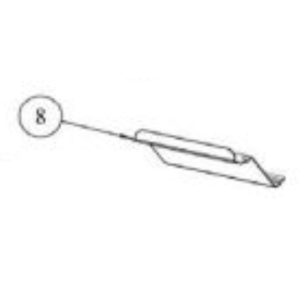 Stanley Cara Insert Stove Non Boiler OSA + MK2 Bottom Lower Baffle Plate [F01198AXX] Serial Number Stove: 0749030