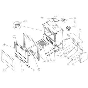 Waterford Stanley Solis Inset 900 Ash Pan [30008826]