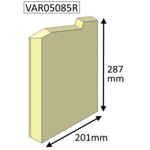 Cleanburn Stromstad Right Hand Side Fire Brick - VAR05085R