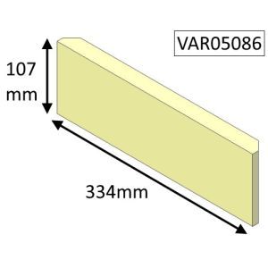 Cleanburn Stromstad Lower Rear Fire Brick - VAR05086