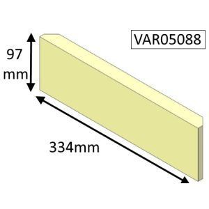 Cleanburn Stromstad Upper Rear Fire Brick - VAR05088
