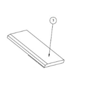 Waterford  Stanley Solis Inset 900 Top Upper Baffle Plate [099-09-003]