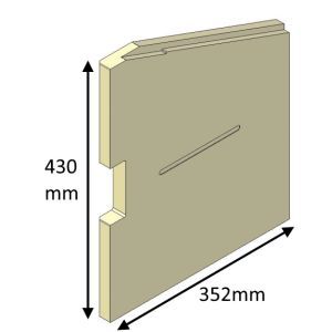 Parkray Aspect 14 Boiler(Eco) Left Hand Side Fire Brick - ASB14014B