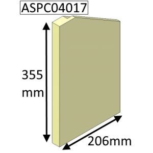 Parkray Aspect 4 Compact (Eco) Right Hand Side Fire Brick - ASPC04017