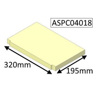 Parkray Aspect 4 Compact (Eco) Base Fire Brick - ASPC04018
