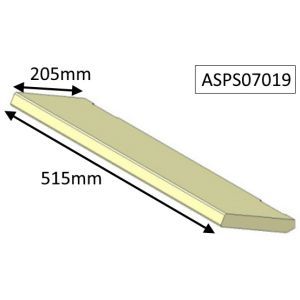 Hunter Allure 7 Baffle Fire Brick Plate - ASPS07019