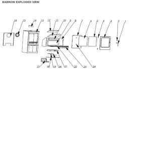 Bilberry Barrow Side Fire BirckSet HBE01038