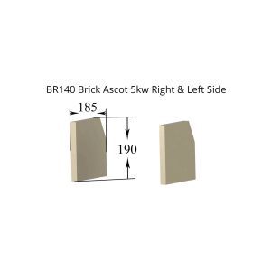 Ascot 5kw Right & Left Side - Brick