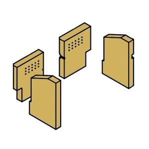 Charnwood Aire 3 Fire Brick Set - 011/AA028S