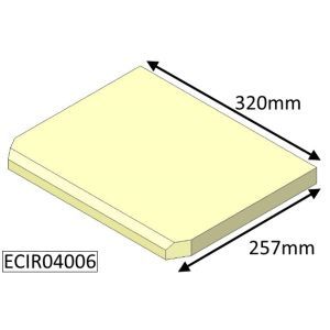Parkray Aspect 4 (Non Eco) Base Fire Brick  - ECIR04006
