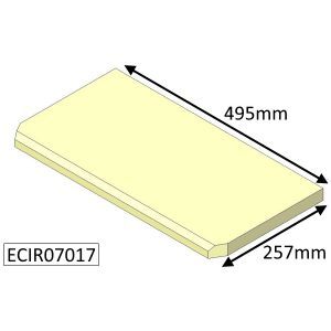 Parkray Aspect 7 (Non Eco) Base Fire Brick - ECIR07017